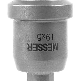 Твердосплавная коронка MESSER 19x5 мм (с центр. сверлом и пружиной) - фото 1
