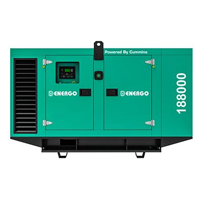 Дизельная электростанция ENERGO AD200-T400C-S в звукоизолирующем корпусе 342 л