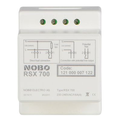 Реле-приемник NOBO RSX 700 (макс. ток 16 А)