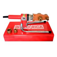 Аппарат для раструбной сварки Rotorica ROCKET WELDER ECO с насадками 20, 25, 32 мм. 