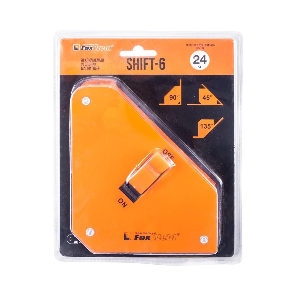 Угольник магнитный FoxWeld SHIFT-6 отключаемый (пр-во FoxWeld/КНР) - фото 5