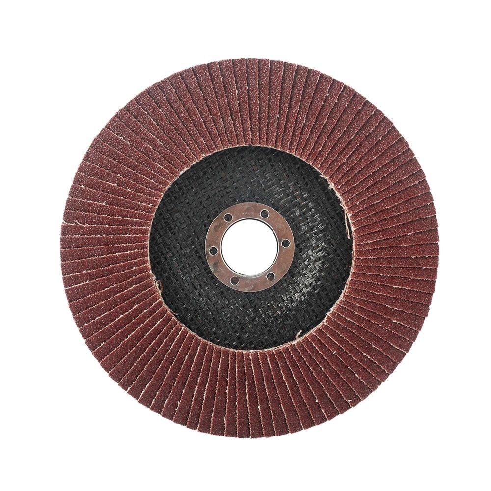 Круг лепестковый торцевой Edge 150х22,23мм / P80 / шлифовальный диск / абразив - фото 2
