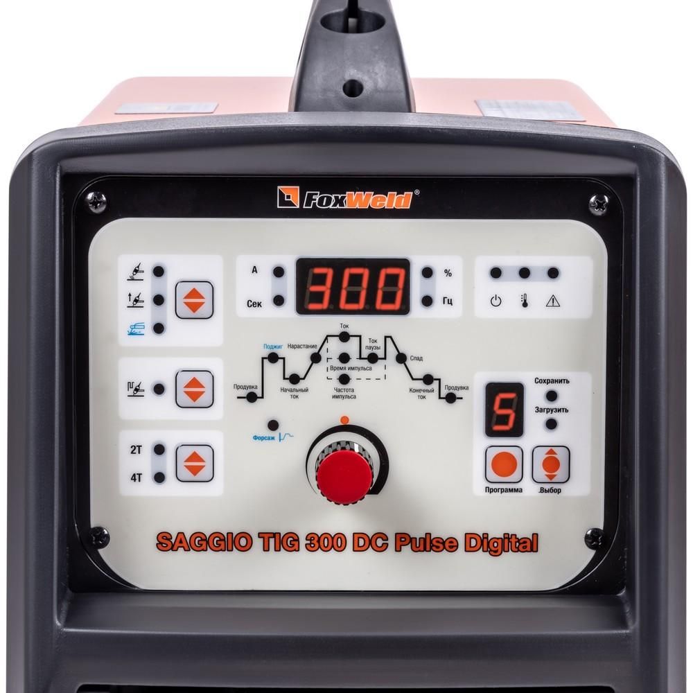 Аппарат аргонодуговой сварки FoxWeld SAGGIO TIG 300 DC Pulse Digital - фото 5