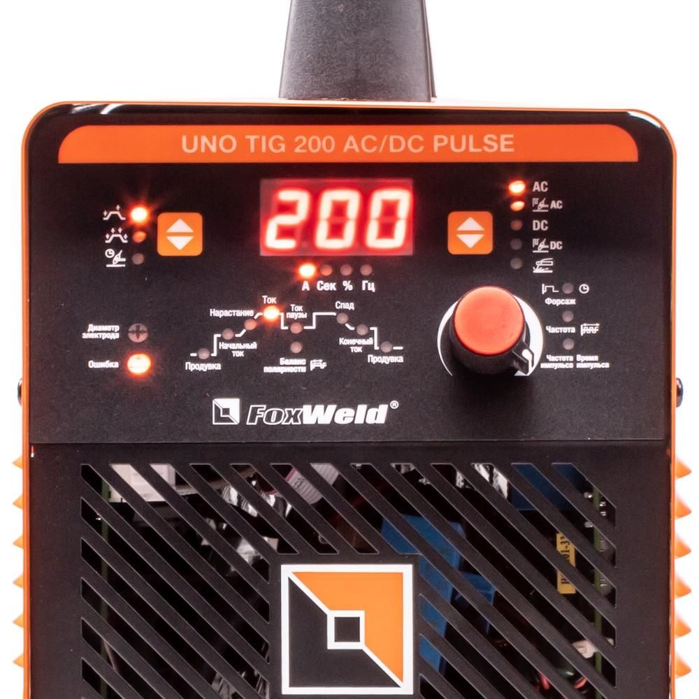 Аппарат аргонодуговой сварки FoxWeld UNO TIG 200 AC/DC PULSE - фото 5