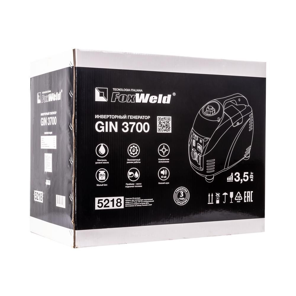 Инверторный генератор Foxweld GIN 3700 (пр-во FoxWeld/КНР) - фото 9