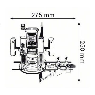 Ручной фрезер вертикальный Bosch GOF 900 CE