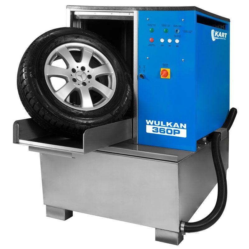 Автоматическая мойка колес гранулами Kart Wulkan 360P
