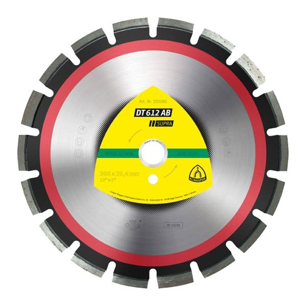 Алмазный диск KLINGSPOR 400x3,4x25,4/24W/10/S/DT/SUPRA/DT612AB