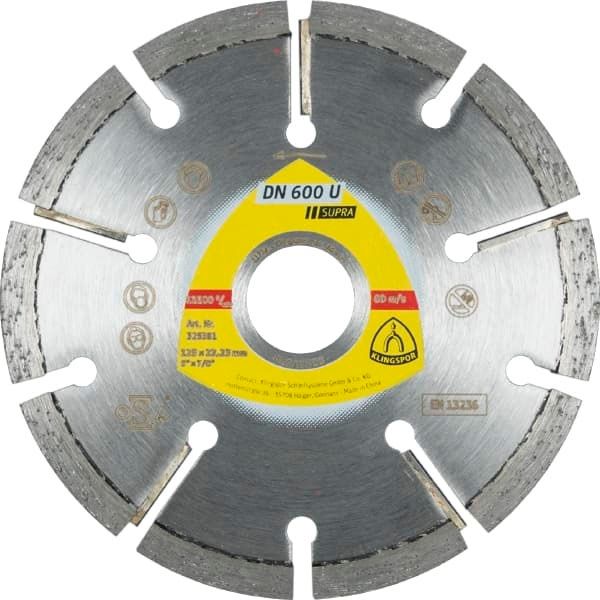 Отрезной алмазный диск КЛИНГСПОР 115x4,5x22,23/9S/7/S/DT/SUPRA/DN600U