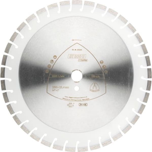 Отрезной алмазный диск КЛИНГСПОР 450x3,6x30/48K/10/S/DT/SUPRA/DT600U