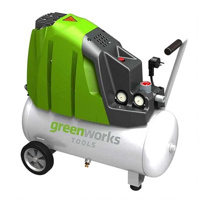 Компрессор электрический Greenworks GAC24L