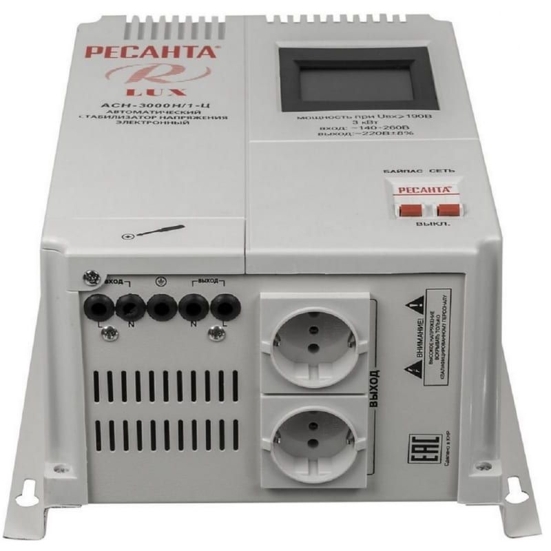 Релейный стабилизатор Ресанта АСН-3000Н/1-Ц Lux