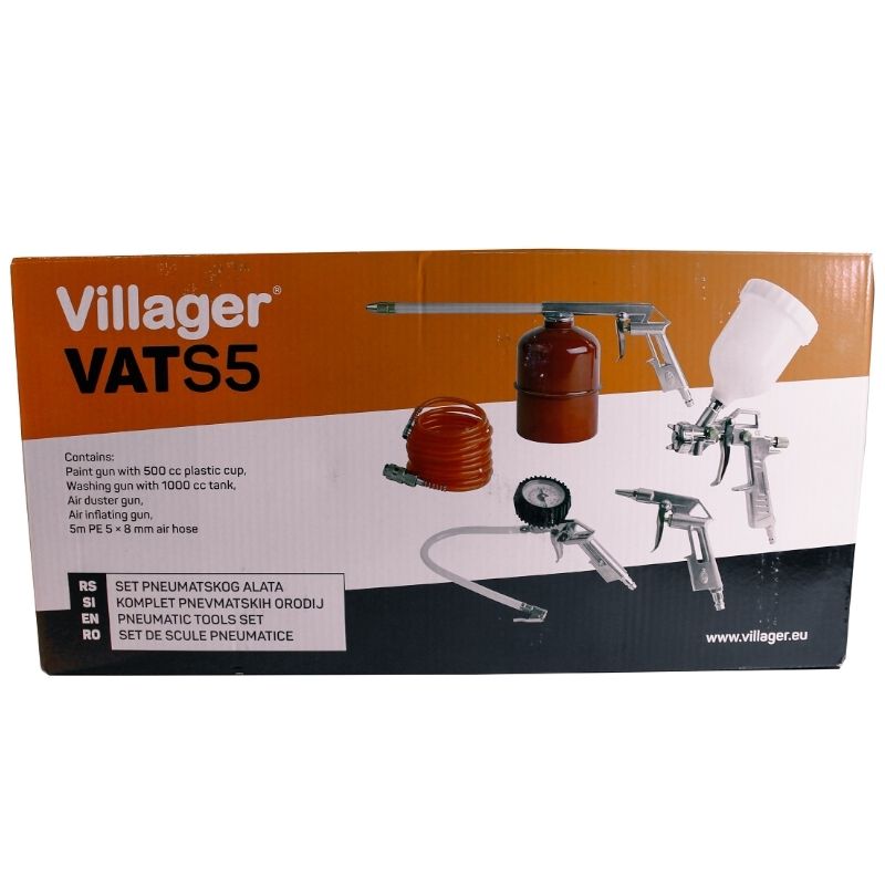 Набор пневмоинструмента Вилладжер VAT-S5 5/1 - фото 5