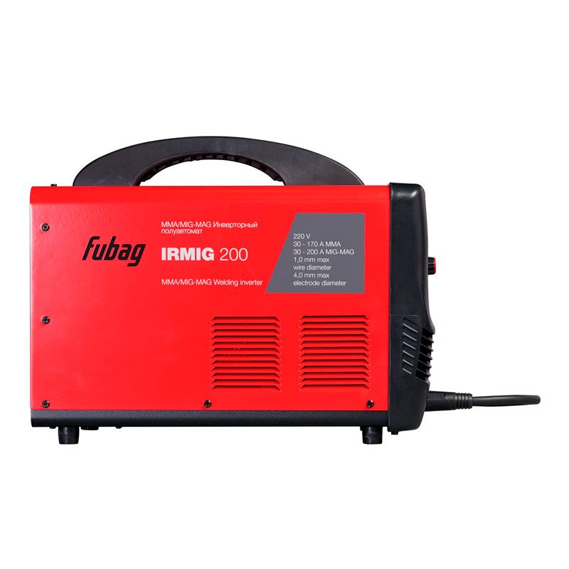 Полуавтомат-инвертор Fubag IRMIG 200 - сварочный ток 30-200 А