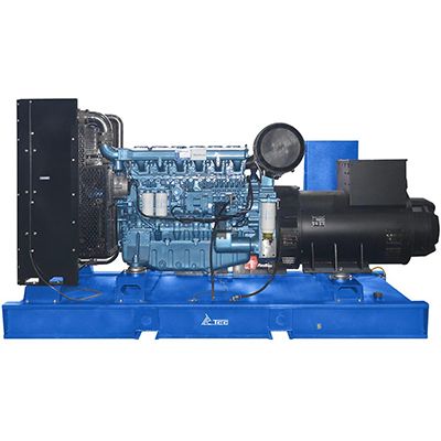 Дизельный генератор ТСС АД-320С-Т400-1РМ9 (1 ст. автоматизации, откр.) 