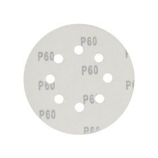 Круг шлифовальный на липучке PATRIOT, 125мм, Р60, 8 отверстий, 5 шт, диск абразивный - фото 2