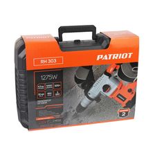 Перфоратор электрический PATRIOT RH 303, SDS+, 1275Вт, 4.2Дж, 3 режима работы