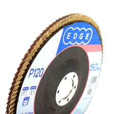 Круг лепестковый торцевой Edge 150х22,23мм / P120 / шлифовальный диск / абразив - фото 3