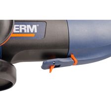 Угловая шлифмашина Ferm AGM1061S, 125 мм черный/синий