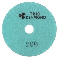 Алмазный гибкий шлифовальный круг Черепашка 100 мм №200 (мокрая шлифовка)