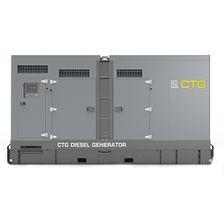 Дизельный генератор CTG 330C в шумозащитном кожухе