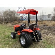 Садовый трактор ZIMANI B2741TURF(18,5 кВт / 25 л.с., механ 9х3 Kubota, 4WD, станд 3-х точ. сцепка, газон колеса)
