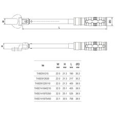 Динамометрический ключ Thorvik THBD91220110 (схема)