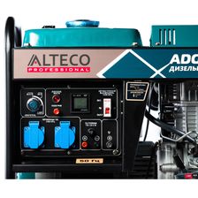 Дизельный генератор Alteco Professional ADG 7500 E (панель управления)