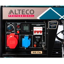 Дизельный генератор Alteco Professional ADG 7500TE (панель управления)