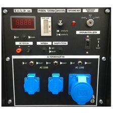 Генератор бензиновый TSS SGG 10000EH панель управления