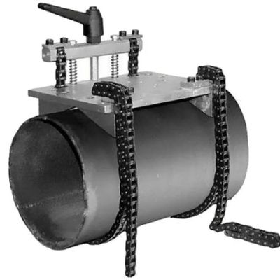 Адаптер Bohre для крепления магнитных станков цепями на трубы диаметром от 110 мм до 300 мм - фото 1