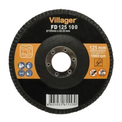 Лепестковый торцевой диск Villager FD 125/100