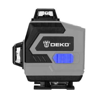 Уровень лазерный самовыравнивающийся DEKO DKLL16 в кейсе со штативом 1,2 м (16 линий, зеленый луч)