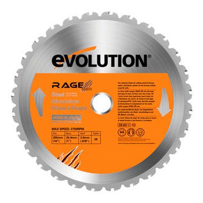 Пильный диск Evolution 255 мм (толщина 2 мм)
