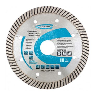 Алмазный диск GROSS 73032 180 мм