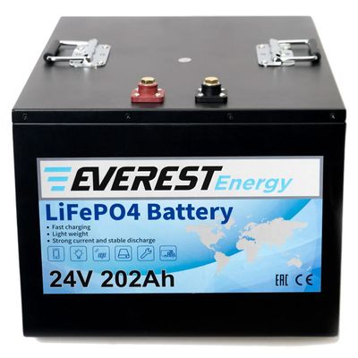 Аккумулятор тяговый литиевый Everest LFP-24V202AH