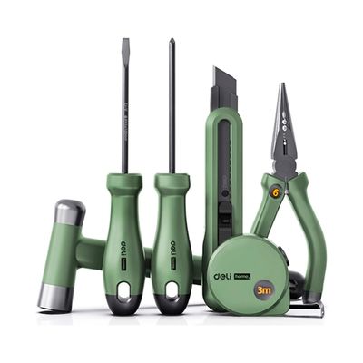Набор ручного инструмента Home Series Green DELI HT0006L 6 предметов