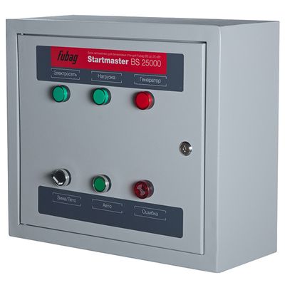Однофазный блок автоматики Startmaster BS 25000 (230V) двухрежимный для бензиновых электростанций до 22кВт