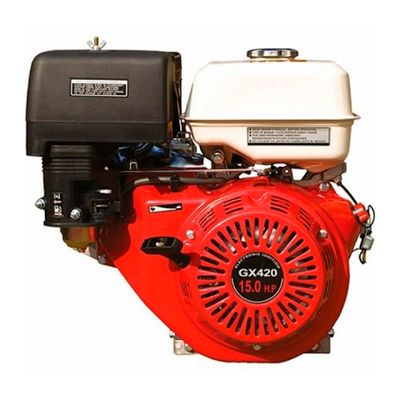 Двигатель бензиновый GROST GX 420 E (V тип) (короткий конус)