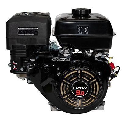 Бензиновый двигатель Lifan 177F D25 3А 9 л.с.