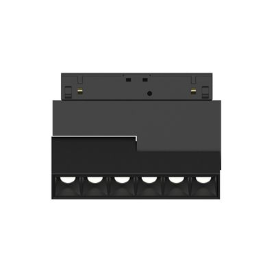 Трековый линейно-поворотный светильник Sundex 6Вт, CRI90, 3000К, гр. 34°, IP20, DALI, 48B, черный