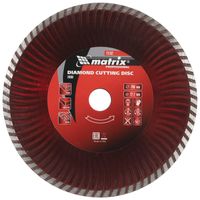 Алмазный диск для угловых шлифмашин MATRIX Турбо 200х22,2 мм (сухая резка)