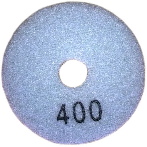 Круг алмазный шлифовальный гибкий Spektrum 400 грит / 100 мм (белый)