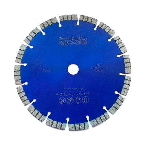 Отрезной алмазный диск FB/Z d 500 мм (высокоармированный бетон, кирпич, тротуарная плитка, гранит)