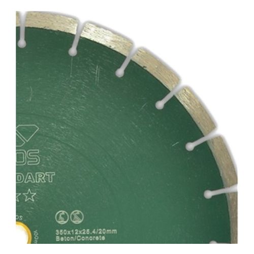 Диск алмазный сегментный KEOS Standart 350x25,4x20 мм (лазерная сварка) (бетон)