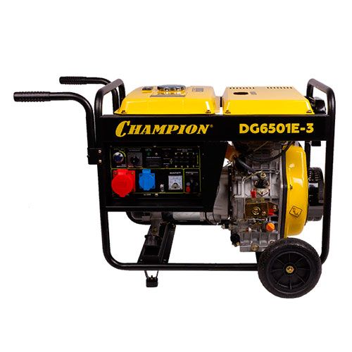 Генератор Champion DG6501E-3 (выходное напряжение 220 и 380 В)