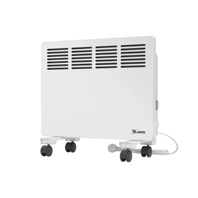 Конвектор электрический MTX КМ-1000.1, 230 В, 1000 Вт, X-образный нагреватель, колеса, термостат - фото 1