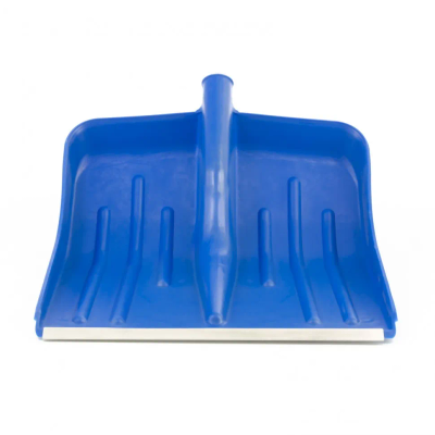 Лопата для уборки снега пластиковая, синяя, 420х425 мм, без черенка, Россия, Сибртех - фото 1