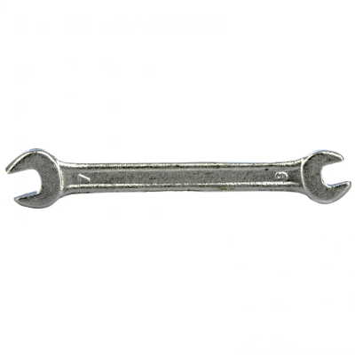 Ключ рожковый, 6х7 мм, хромированный Sparta - фото 1