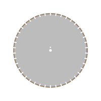 Алмазный диск НИБОРИТ Железобетон Плита d 700×25,4